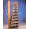 Wood Shed Wood Shed 901 Solid Oak 9 Row Dowel CD Rack 901 - alternate 1